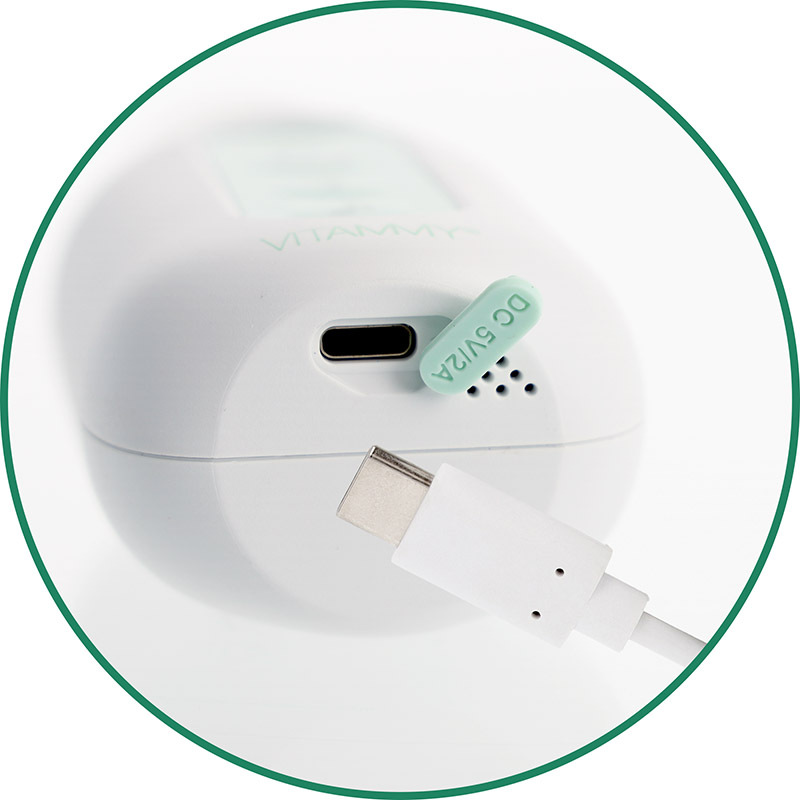 odsávačka hlienov s napájaním cez USB